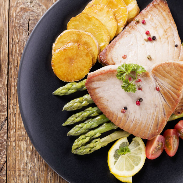 Tuna Steaks Wild Caught Frozen Chef's Box by Land & Sea